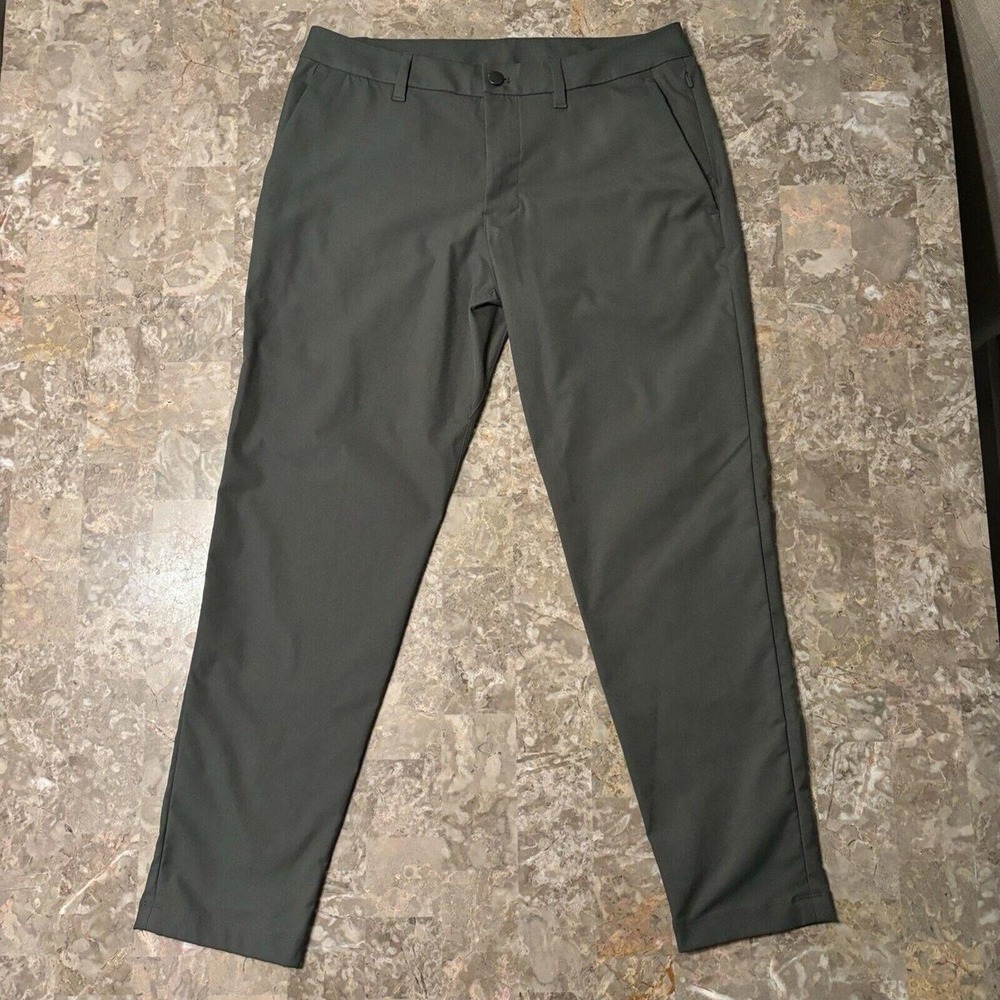 Lululemon Pants Mens 32x29 Olive Green ABC Slim Stretch Golf Performance M5871S
